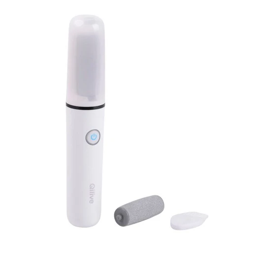 Appareil anti-callosités rechargeable Q.7293 - Blanc