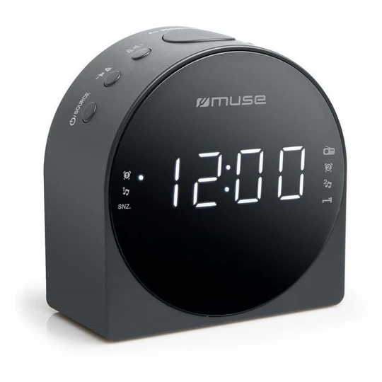 Radio-réveil - Noir - M-185 CR