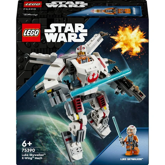 Star Wars 75390 - Le Robot X-Wing de Luke Skywalker - Jouet à Collectionner pour Enfants - Jeu de Construction et d'Aventures