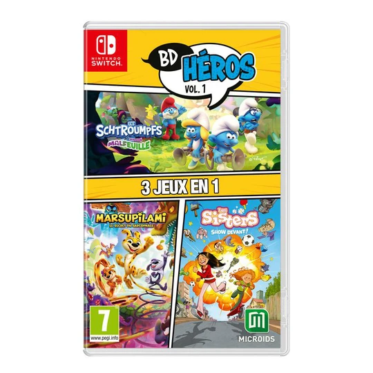 Pack Bd Heros Vol.1 : 3 jeux en 1 Nitendo Switch