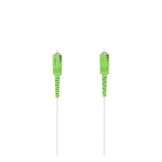 Câble Fibre Optique SC/APC SC/APC 2m - Blanc et vert