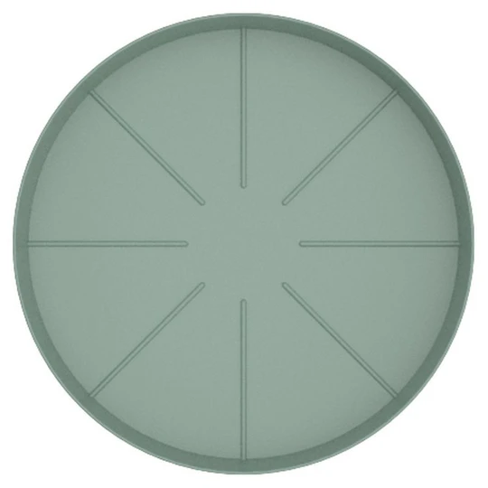 Soucoupe en plastique -  19cm pour Pot horticole D30cm - Vert sauge