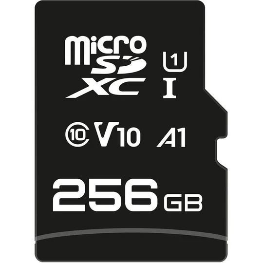 Micro SD XC - 256 Go - Adaptateur SD - Carte mémoire