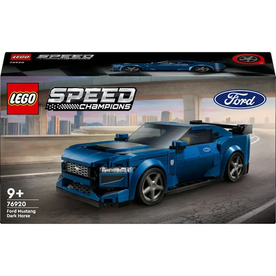 LEGO Speed Champions 76920 La Voiture de Sport Ford Mustang Dark Horse, Set pour Enfants