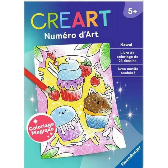 Coloriage Magique CREART Kids - Kawai