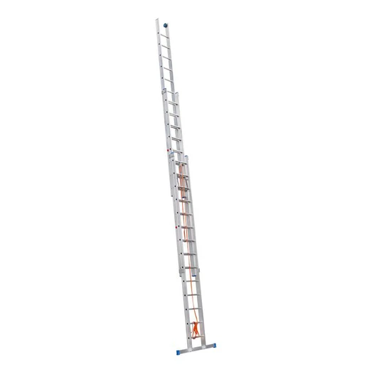 Echelle de toit coulissante à corde 10m en aluminium - TRIO