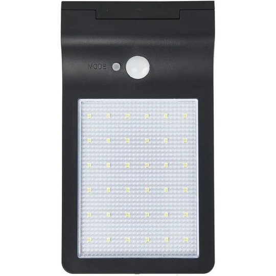 Lampe murale solaire à détecteur de mouvement - 18cm - 36 LED