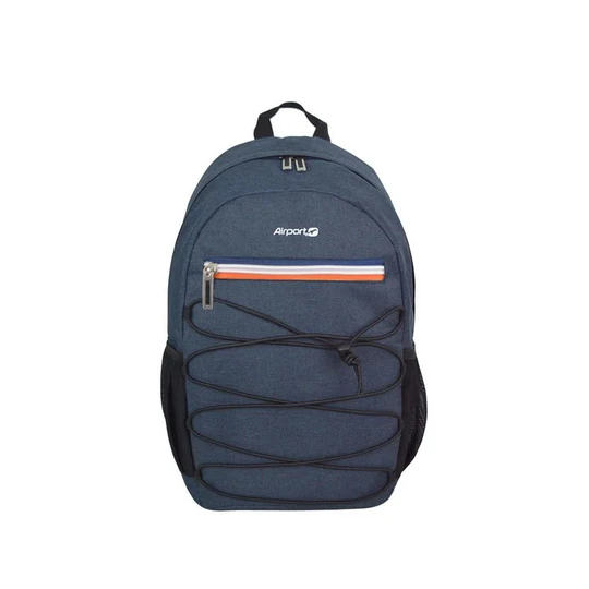 Sac à dos polyester bleu 44,5x29x3cm