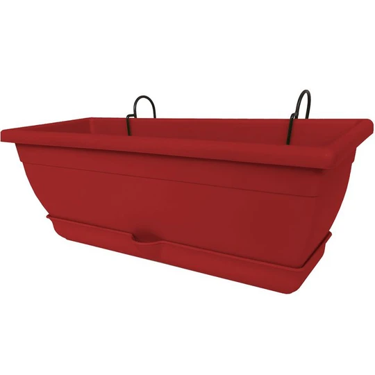 Balconnière en plastique avec supports - 50cm - Marsala