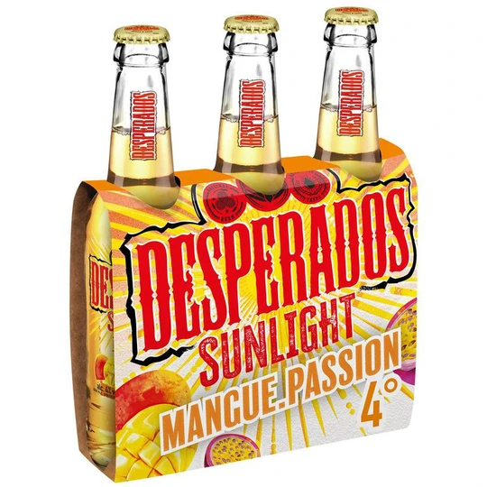 Sunlight Bière aromatisée tequila à la mangue et passion 4% bouteilles