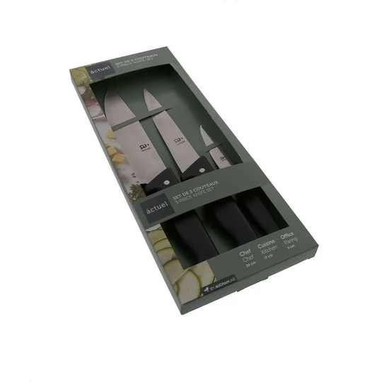 Set de 3 couteaux rivets