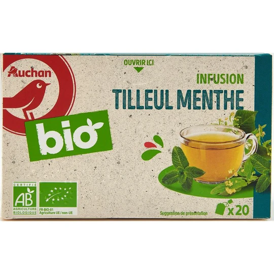 Infusion tilleul menthe