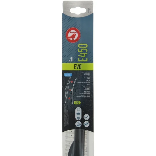 Balai d'essuie-glace EVO E450 45cm pour CITROËN DACIA FIAT PEUGEOT RENAULT