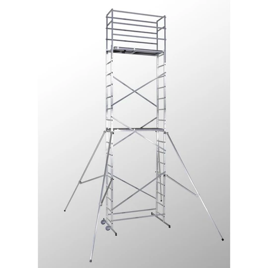 Echafaudage roulant d'escalier 7m en aluminium - HOBBYSTEP H7