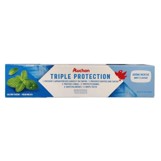 Dentifrice triple protection 3en1