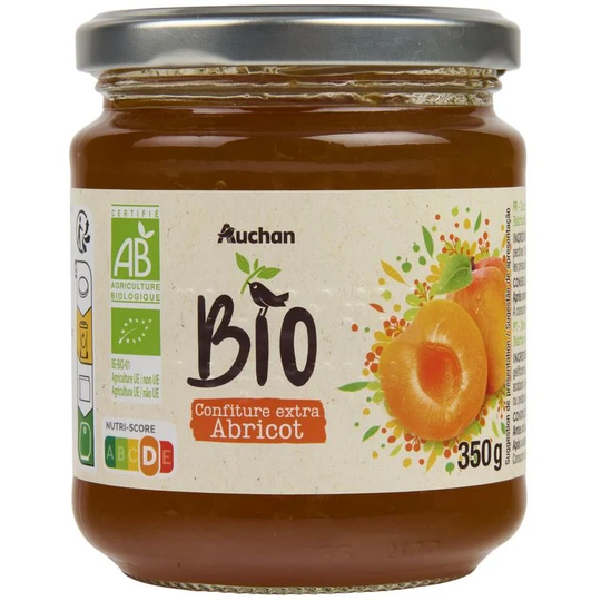 Confiture extra abricot bio