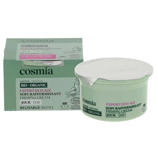 Expert duo âge Recharge crème de jour raffermissante bio à l'huile d'argan et acide hyaluronique