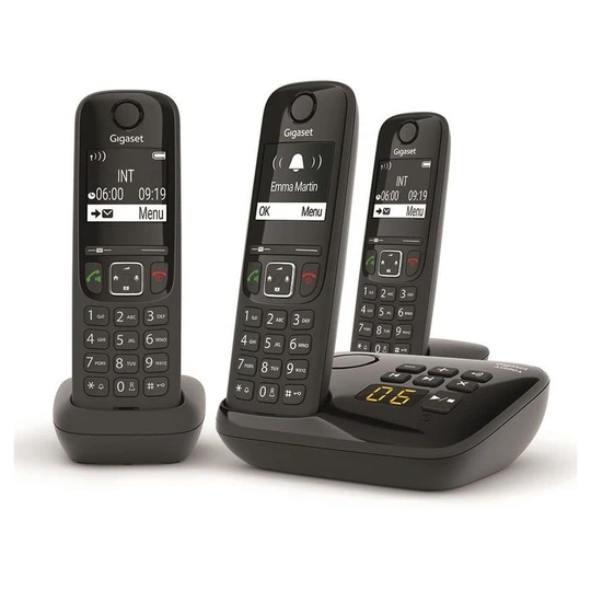 Téléphone sans fil - AS690A Trio - Répondeur - Noir