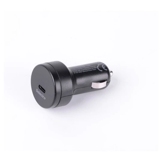 Chargeur allume-cigare USB Type-C - 3A  - Noir