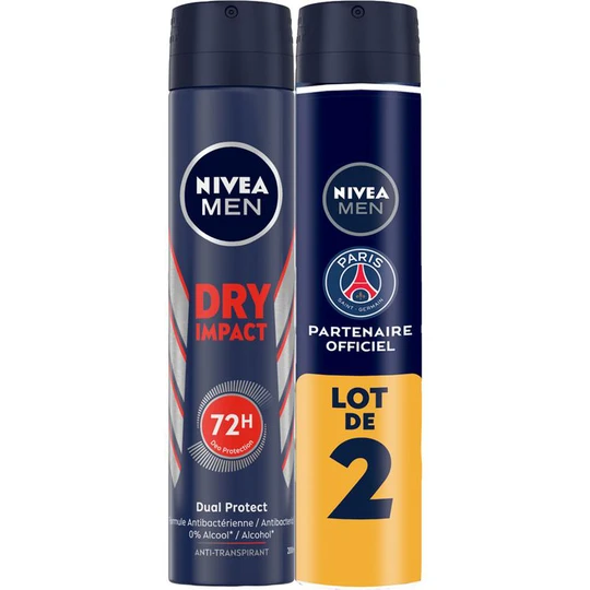 Déodorant en spray Dry impact anti-transpirant 72h