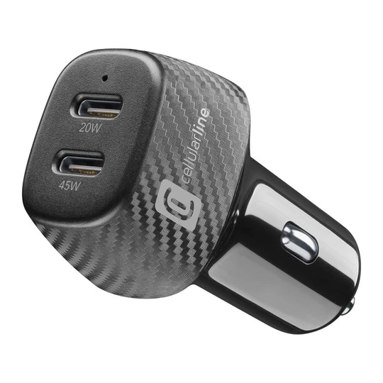 Chargeur USB C x2 65W - Noir
