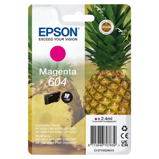 Cartouche imprimante ANANAS 604 MAGENTA BBTT1