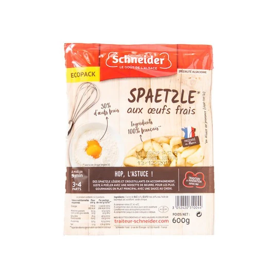 Spaetzle aux oeufs