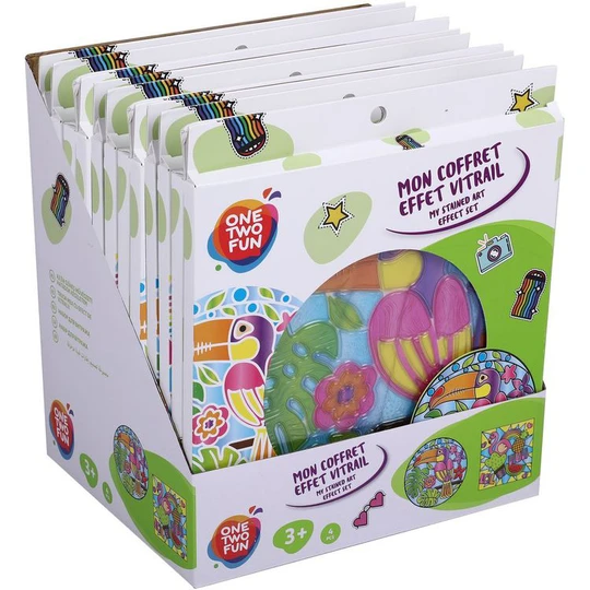 Mon coffret Effet vitrail en plastique