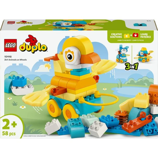 DUPLO 10448 - Animaux sur roues 3 en 1