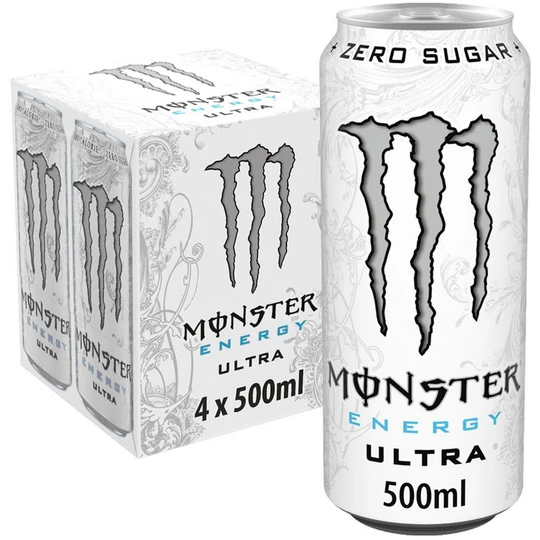 Boisson énergisante gazeuse ultra sans sucre boîte