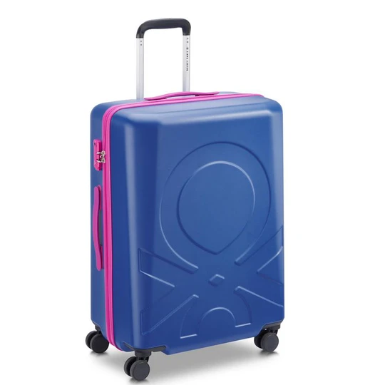 Valise RIGIDE 76cm BENETTON - Bleu