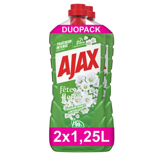 Duopack nettoyant ménager fête des fleurs fraîcheur muguet