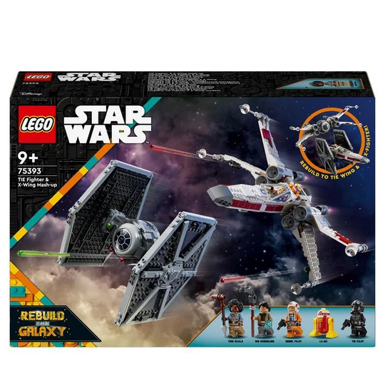 Star Wars 75393 - Tie Fighter et X-Wing à combiner