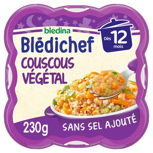 Blédichef Couscous végétal dès 12 mois