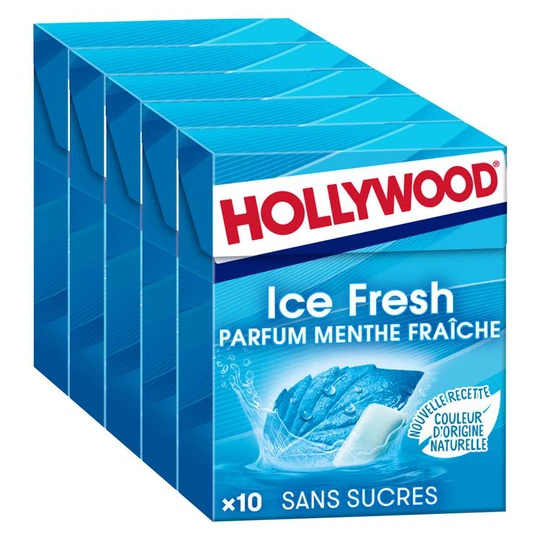 Chewing-gums à la menthe fraîche sans sucres