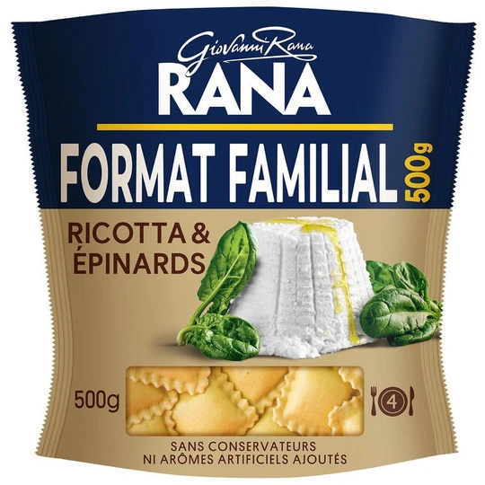 Ravioli ricotta et épinards
