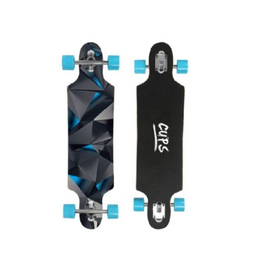 Longboard 1 mètre bleu
