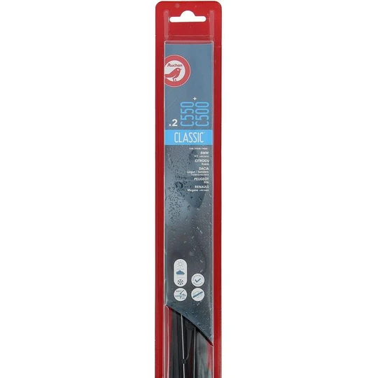 2 balais d'essuie-glace WEST CLASSIC WIPER BLADE (550+500MM)