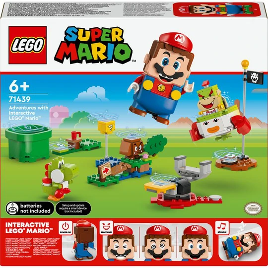 Super Mario 71439 - Les Aventures de LEGO Mario Interactif - Junior-mobile de Bowser Jr. et Yoshi - Cadeau Nintendo pour un Anniversaire