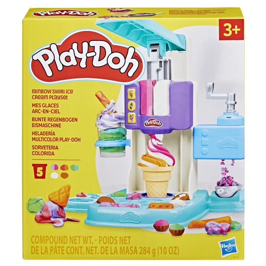 Play-Doh Coffret Mes glaces arc-en-ciel