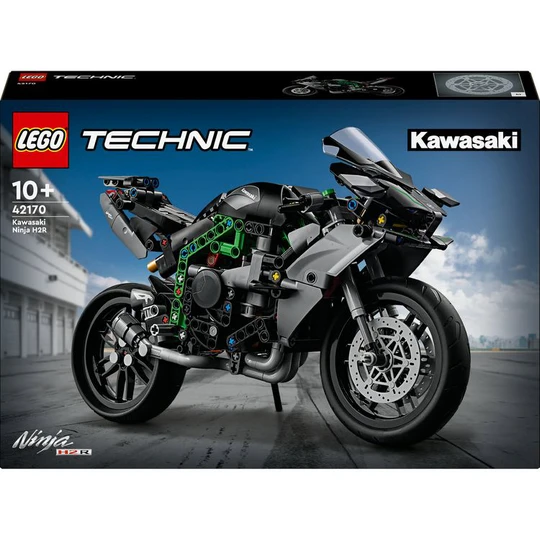 LEGO Technic 42170 La Moto Kawasaki Ninja H2R, Idée Cadeau pour Enfants, Jouet Créatif