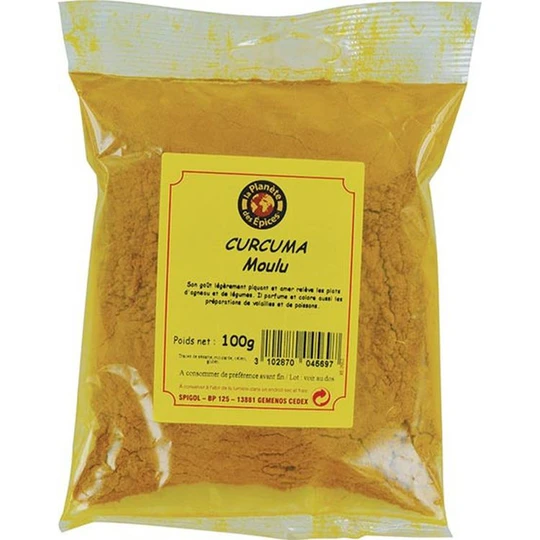 Curcuma moulu