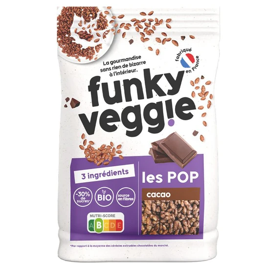 Céréales Les Pops riz enrobés de cacao bio sans gluten