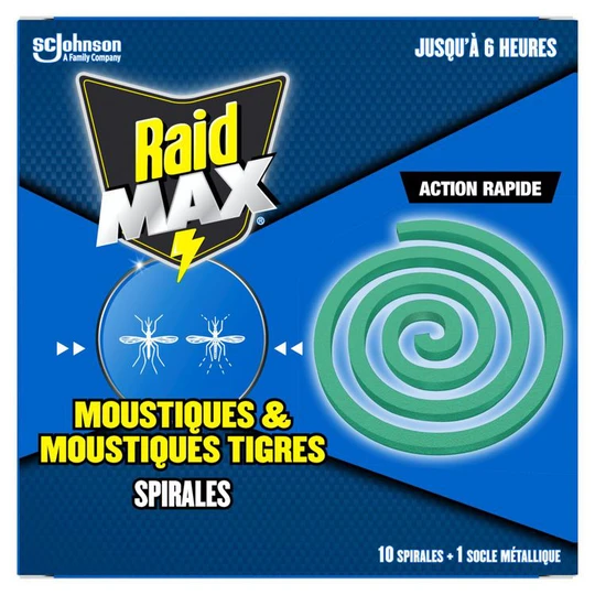 Max Spirales moustiques et moustiques tigres