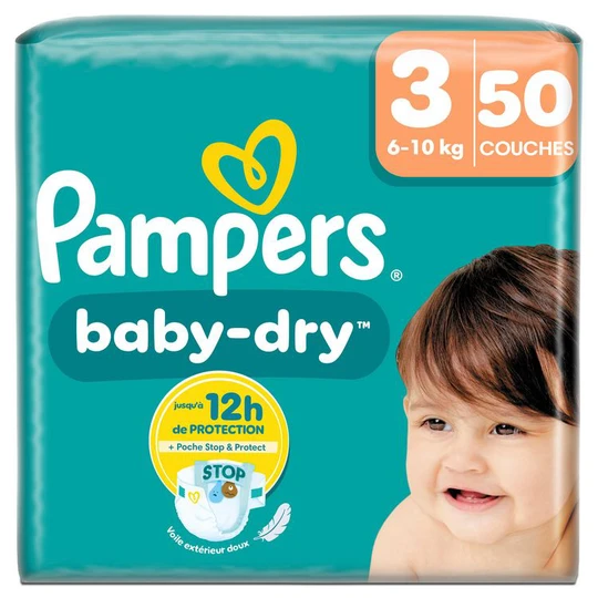 Baby Dry couches taille 3 (6-10kg)