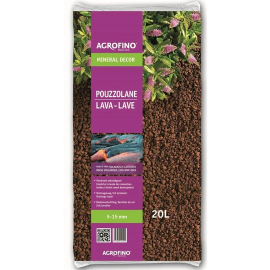 Couvre-sol minéral Pouzzolane 20 L
