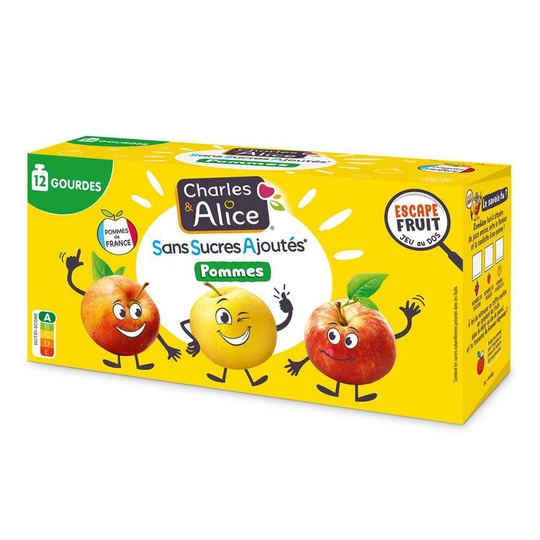 Gourdes compotes de pommes