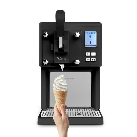 Machine à glace italienne DELICIOSA - Noir
