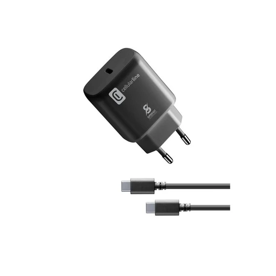 Charge maison USB C pour Samsung 25W - Noir