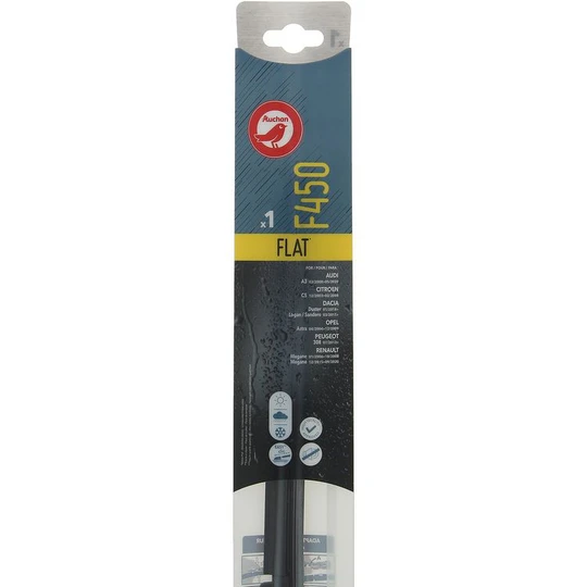 Balai d'essuie-glace plat F450 45cm pour AUDI CITROËN DACIA OPEL PEUGEOT RENAULT